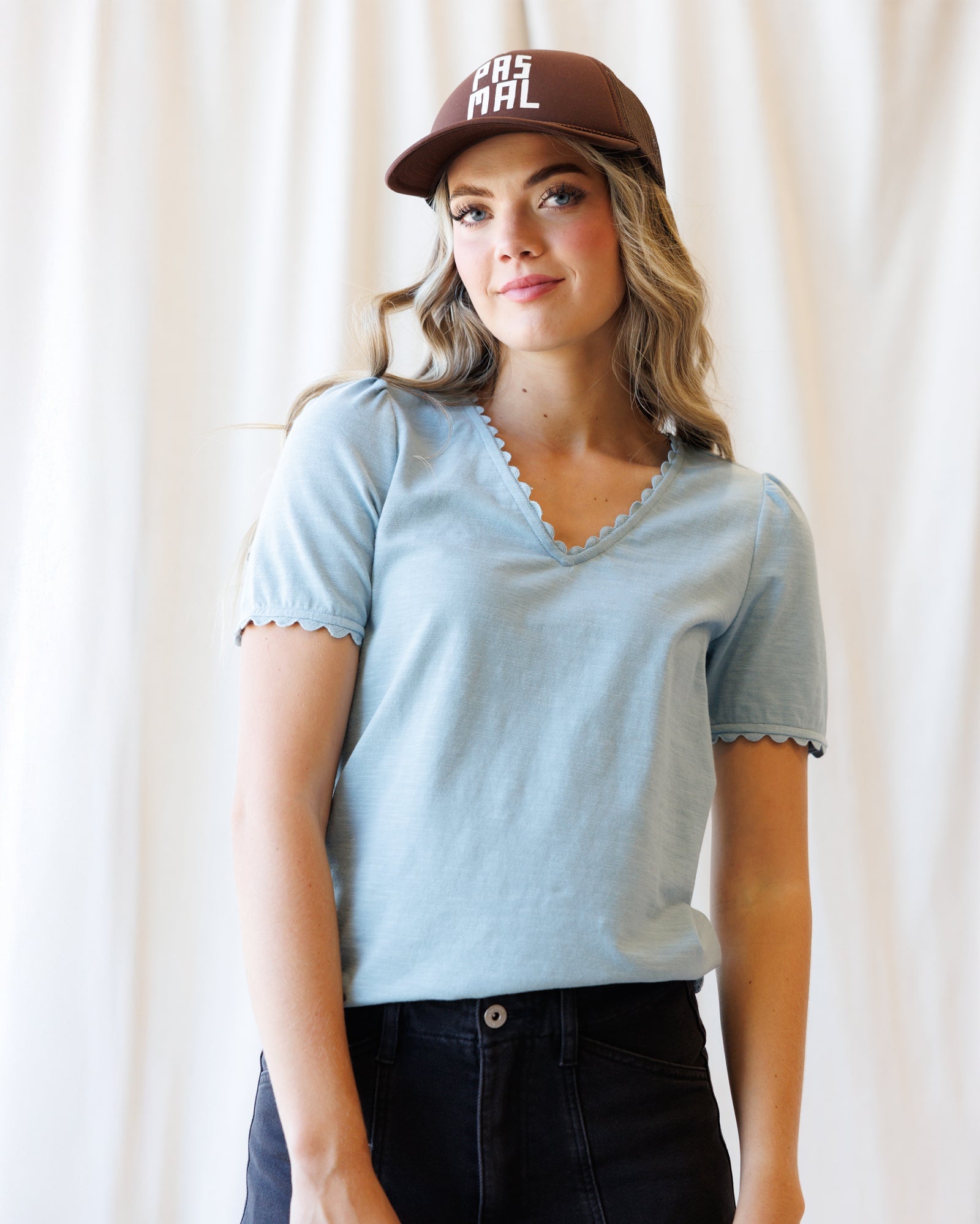 Scallop Tee