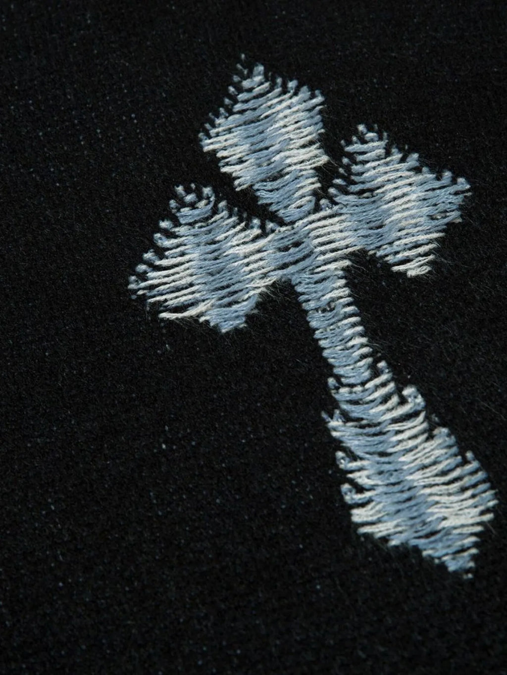 Men's Cross Round Neck Sweater